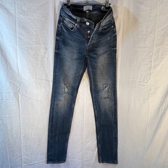 Men's jeans ONLY AND SONS W30 L34 distressed - Picture 1 of 6